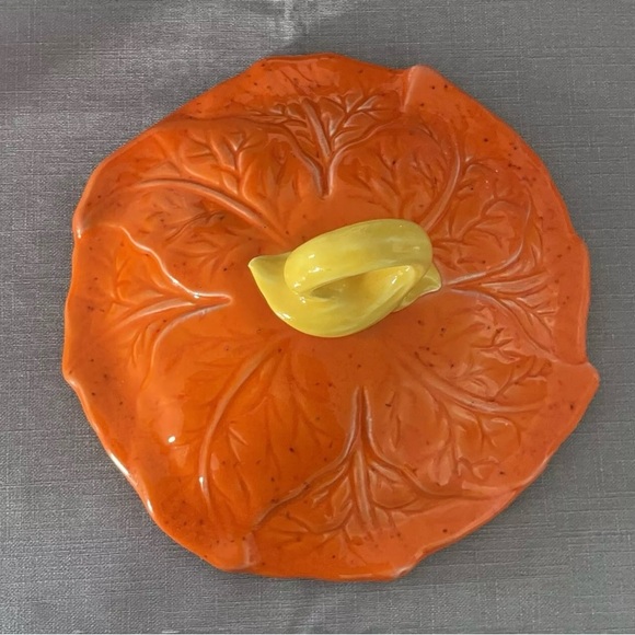 California USA Pottery Casserole Dish #907- Orange - Picture 4 of 12